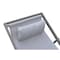 Armen Living Wave Outdoor Patio Aluminum Deck Chair in Gray Powder Coated Finish with Gray Sling Textilene LCWALOGR - alternate 4